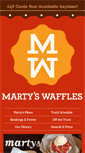 Mobile Screenshot of martyswaffles.com
